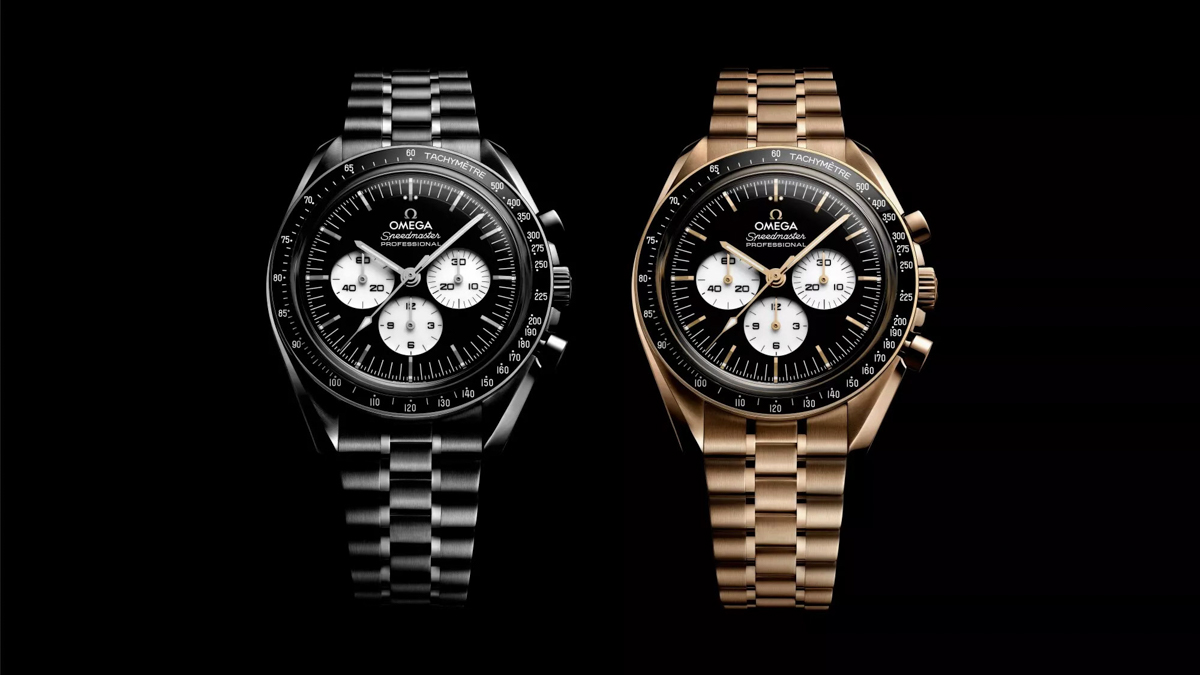 New: Omega Speedmaster Moonwatch in Black and White Reverse Panda :