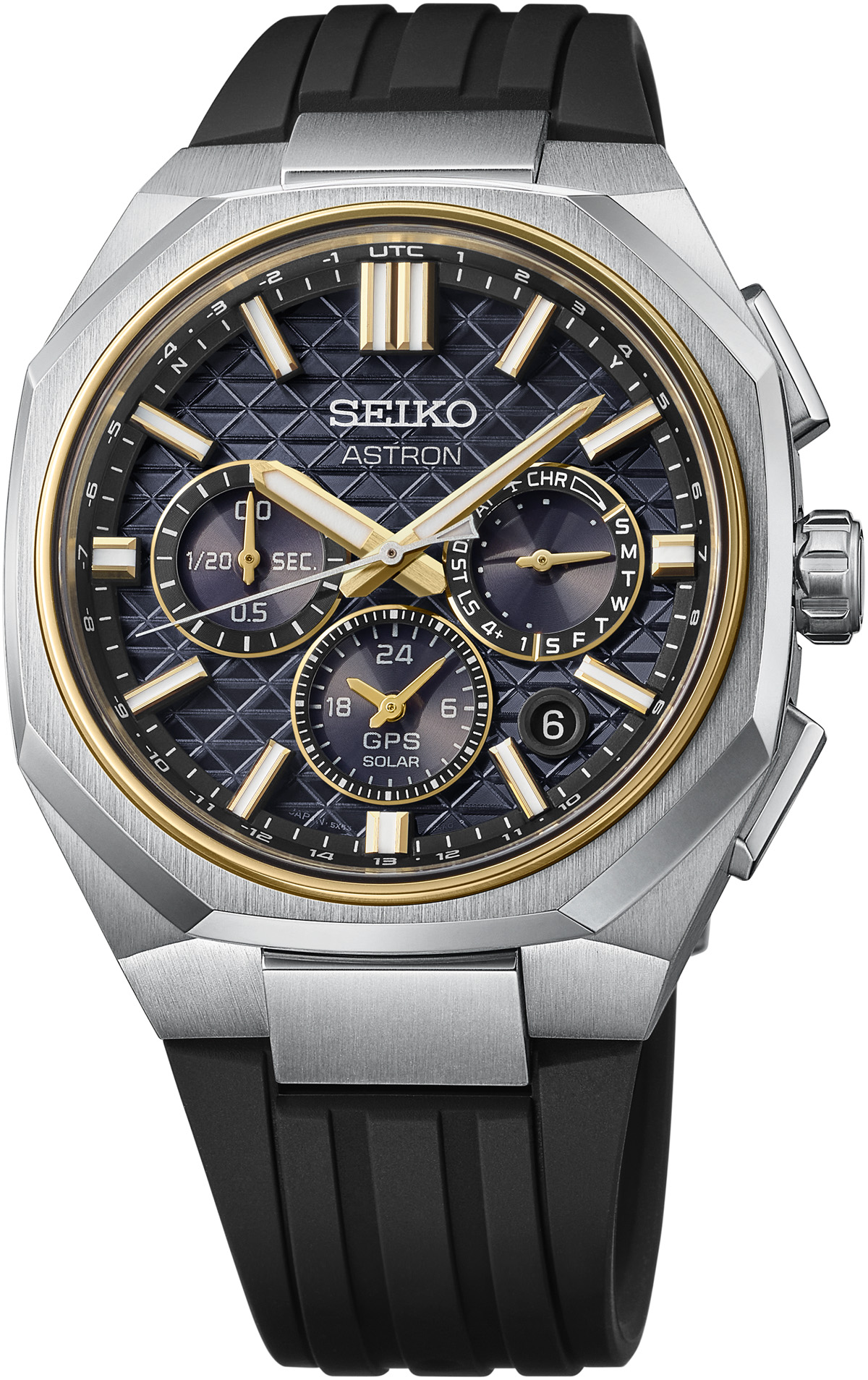 New: Seiko Astron GPS Solar Dual-Time Chronograph :