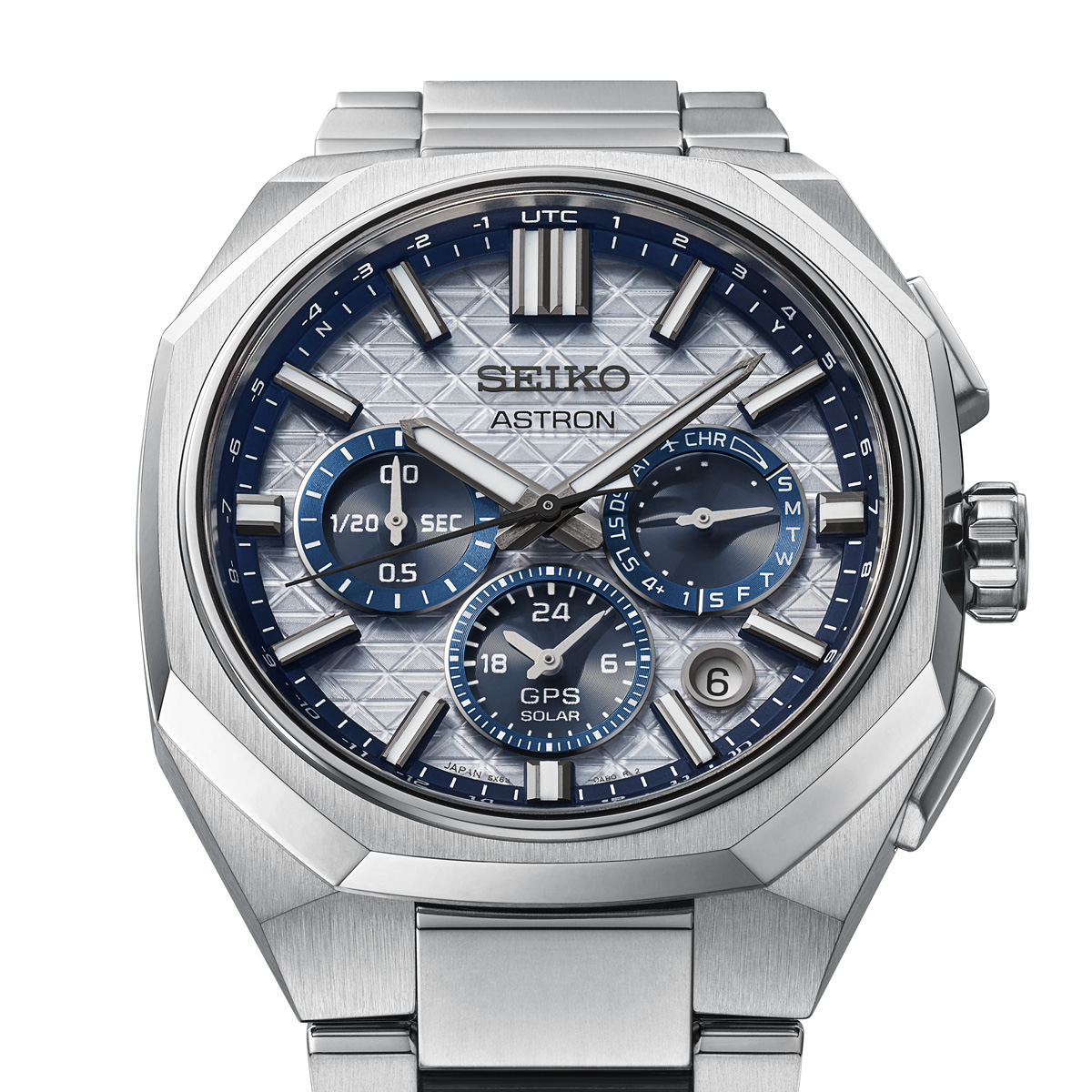 New: Seiko Astron GPS Solar Dual-Time Chronograph :