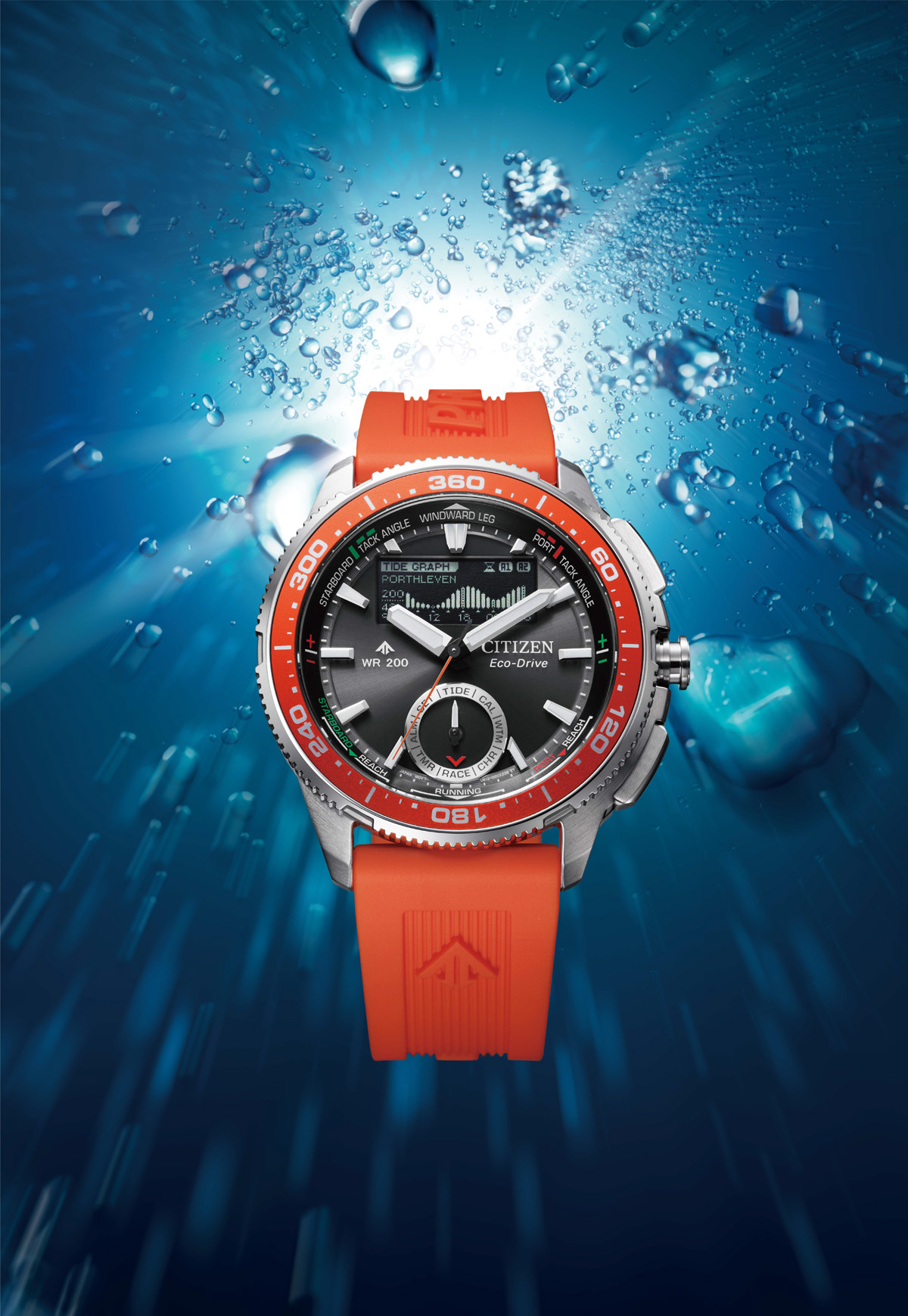 未開封⭐︎ヴェロトライク⭐︎ピーチ 44mm A-T Navihawk Promaster Edition Limited Eco-Drive Citizen 自転車本体