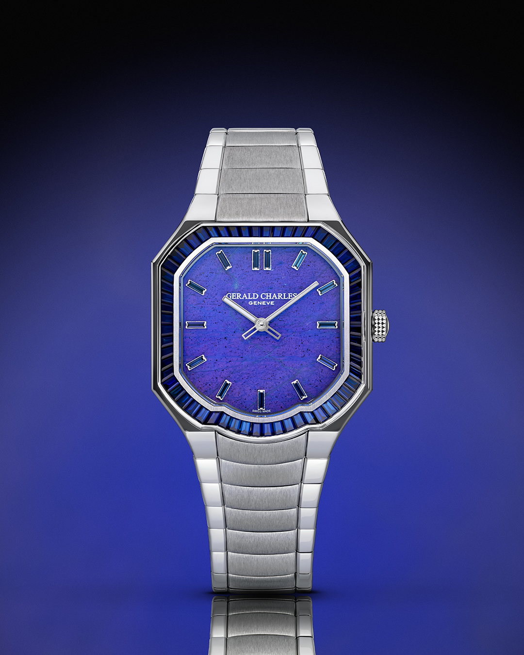 New: Gerald Charles unveils Masterlink Gem Set Stone Dial- Three