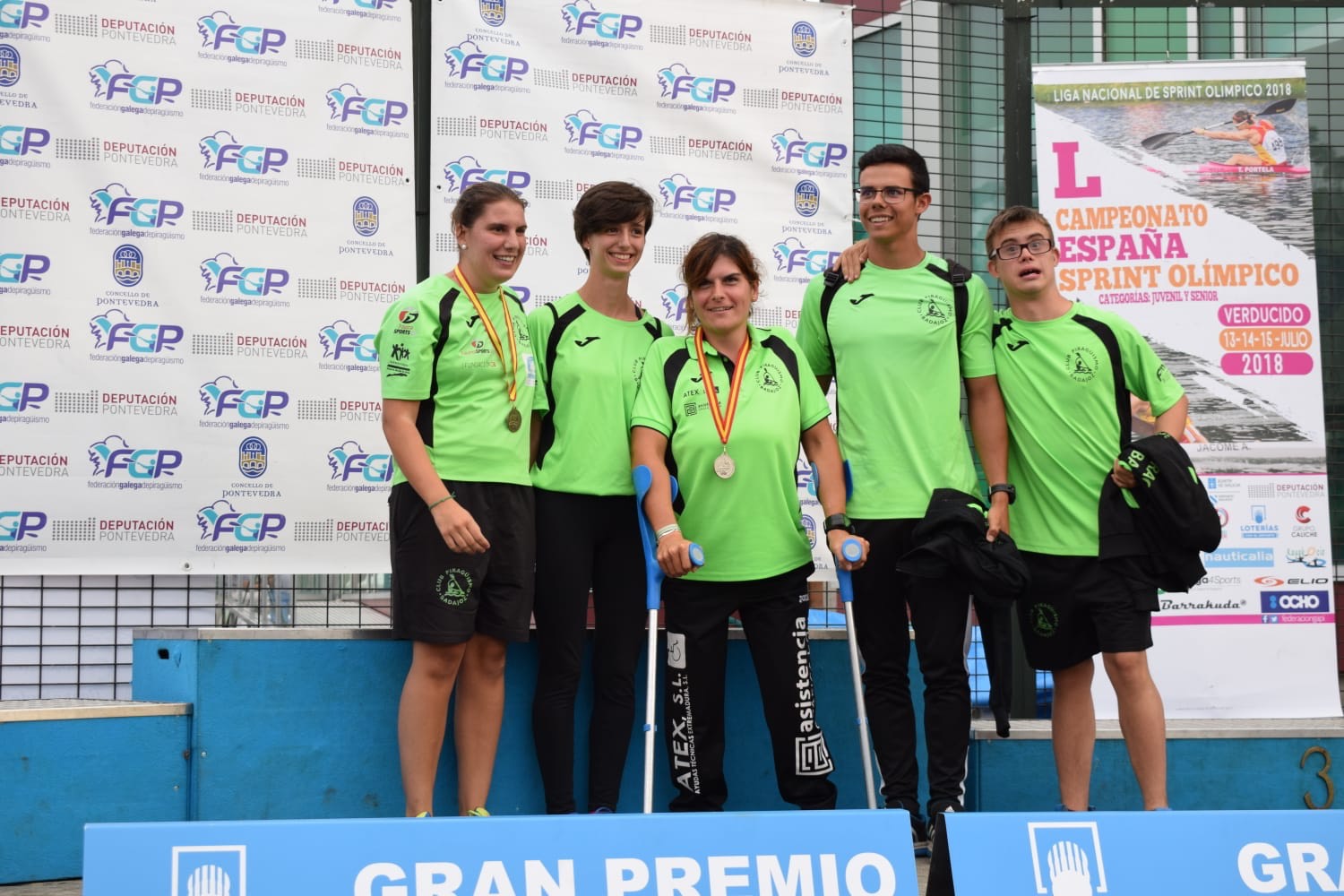19 Medallas para el para el Piragüismo Extremeño en el Campeonato de España de Sprint Olímpico