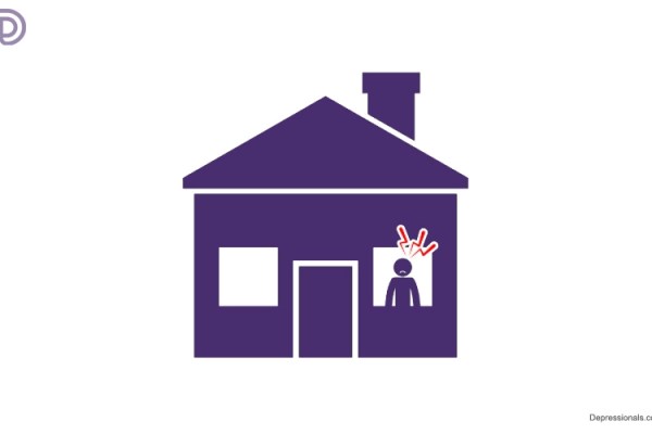 A person in the house because of Agoraphobia