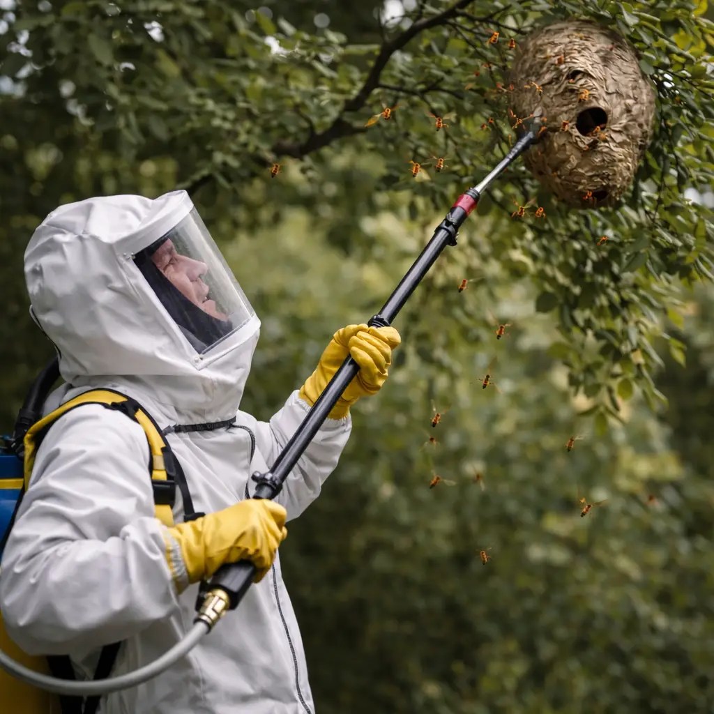 Technicien destruction nid frelons