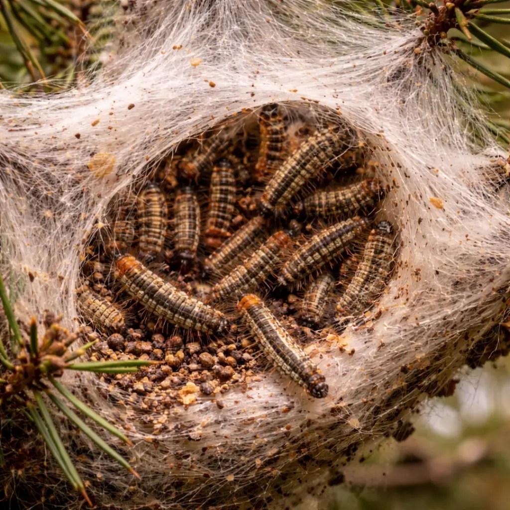 Chenille processionnaire traitement nuisibles