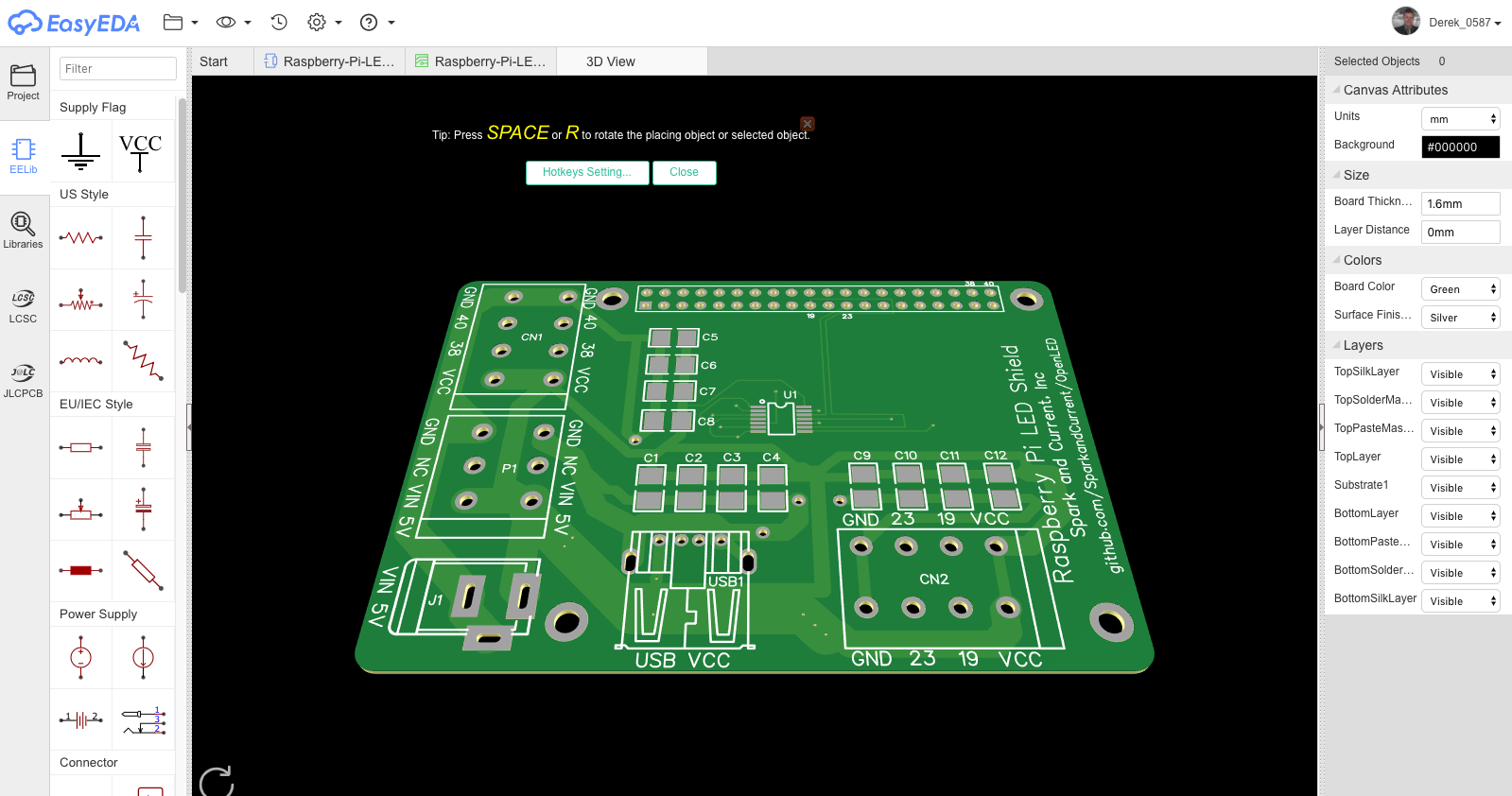 PCB EDA – Derek Seaton