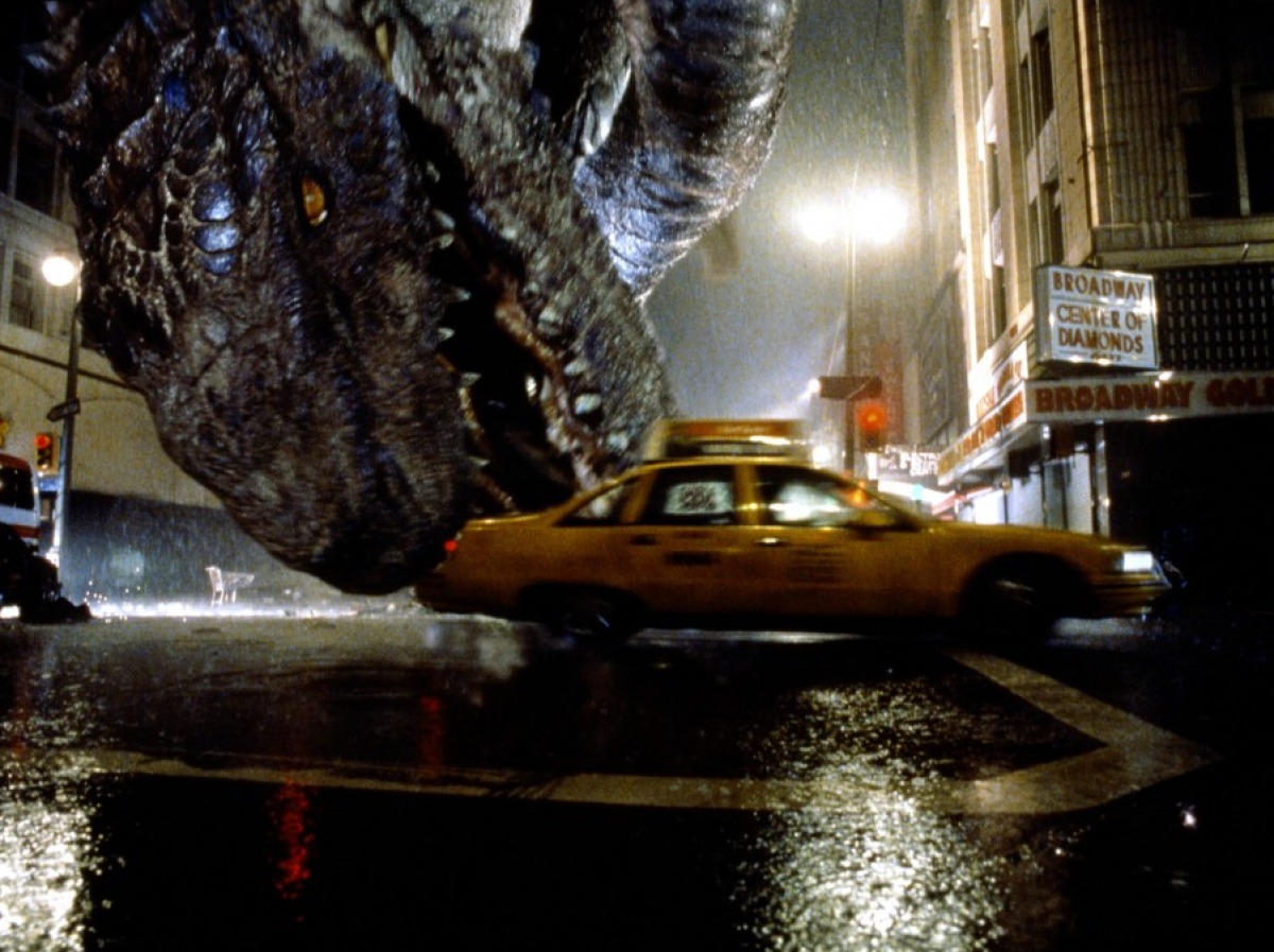 Godzilla merupakan sebuah film bergenre fiksi ilmiah . Godzilla *** (1998, Matthew Broderick, Jean Reno, Maria