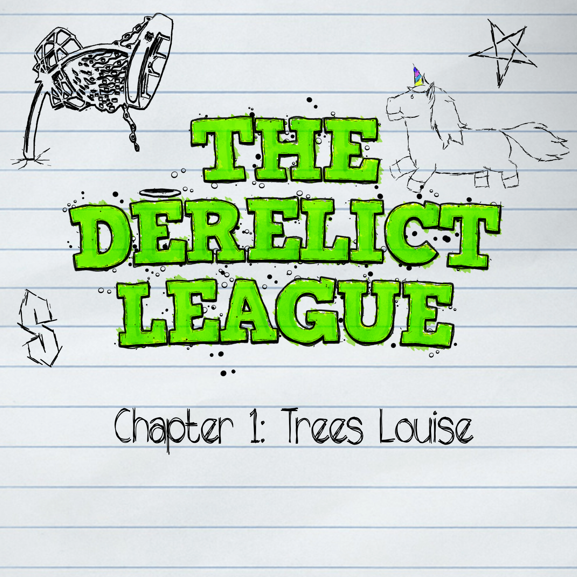 Derelict Wednesday Day Round Logo