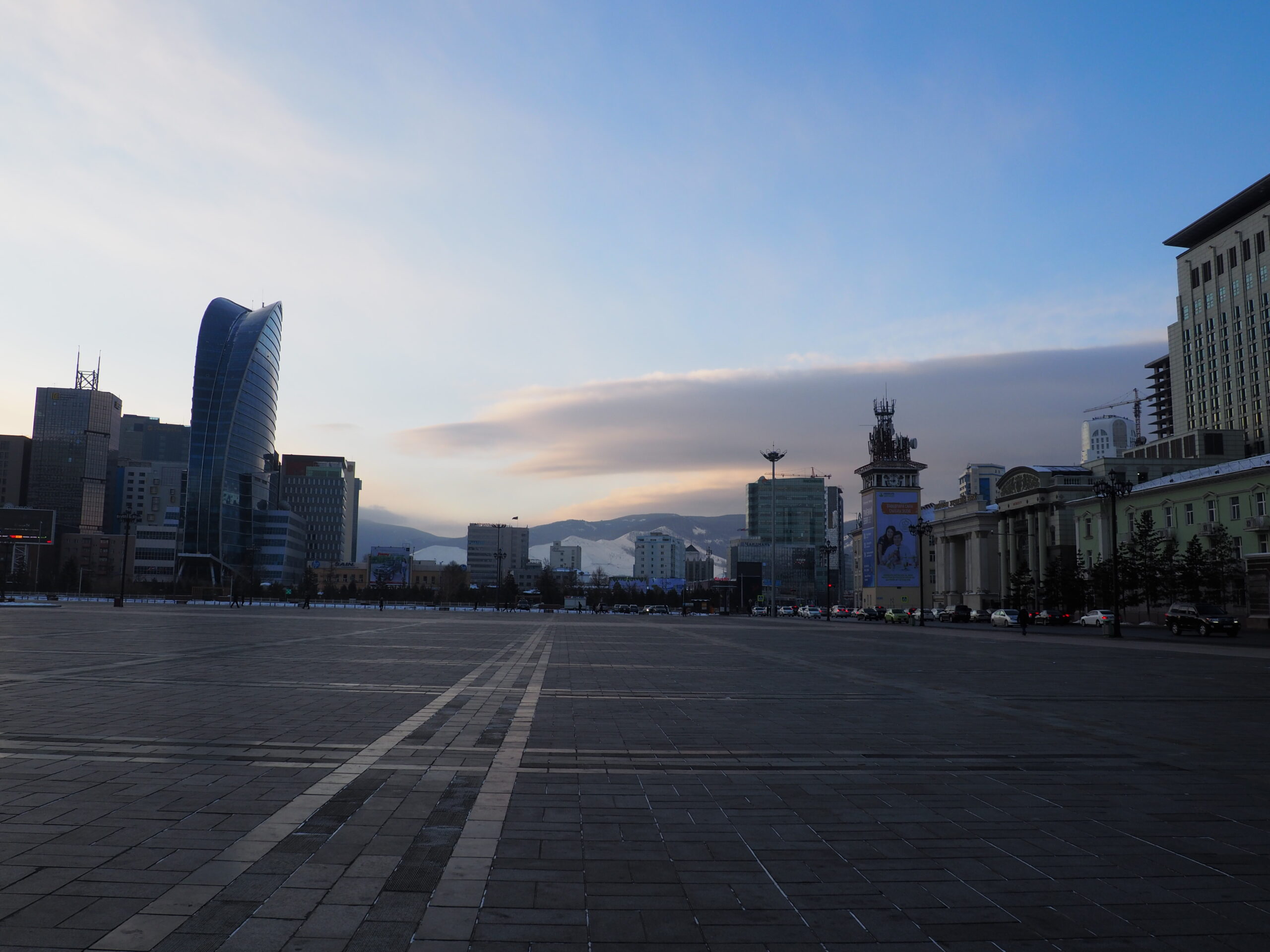 View of the square