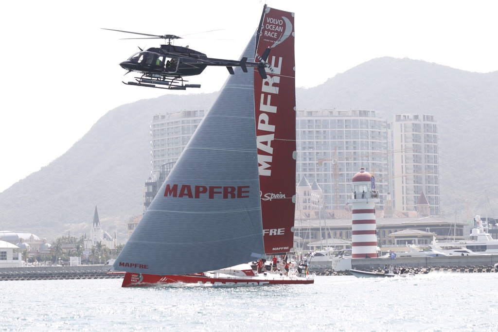 Sanya recibe al "MAPFRE"