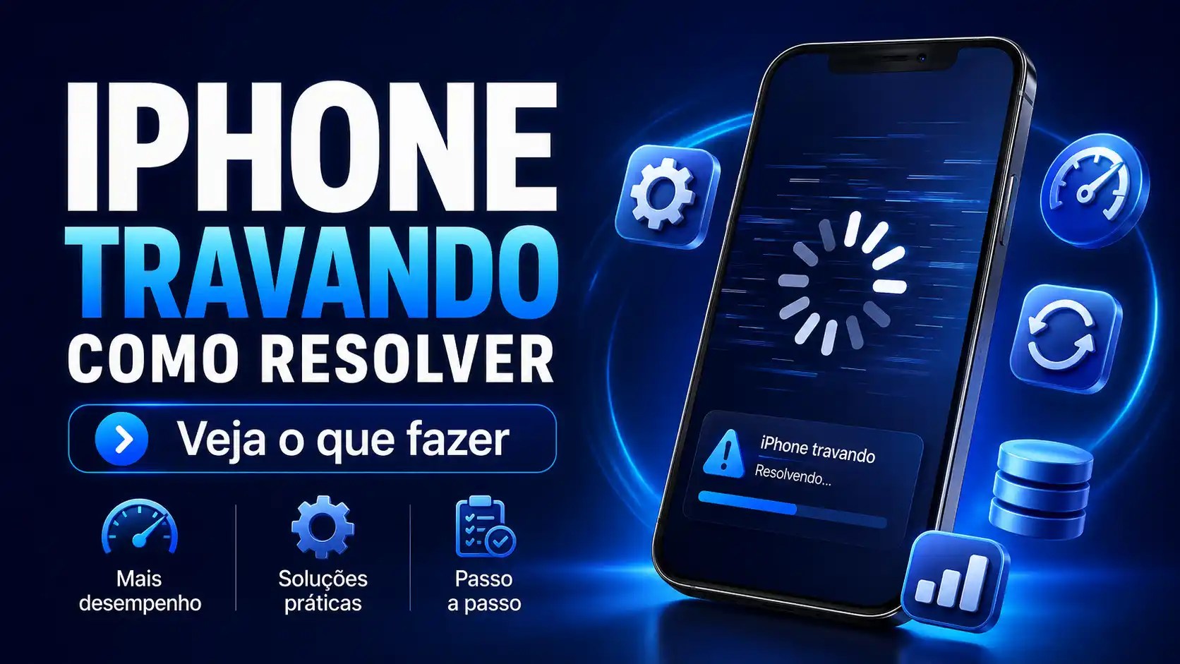 Imagem sobre iPhone travando muito e como resolver