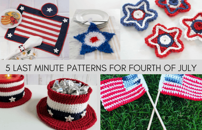 5 last minute fourth of july crochet patterns