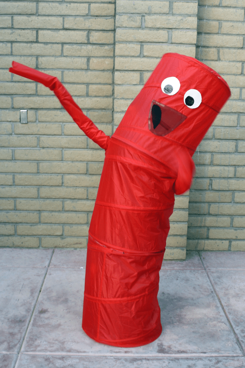 No-sew inflatable man costume