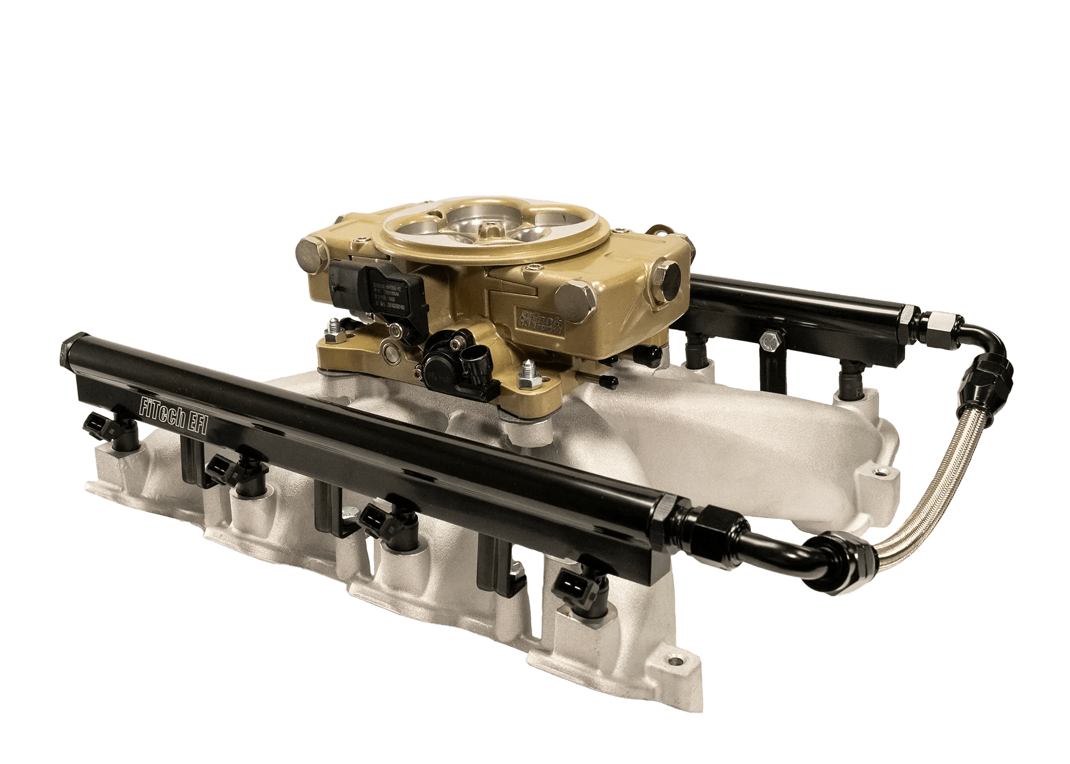 FiTech - Retro LS Port 750 HP EFI Classic Gold System With LS3 Intake