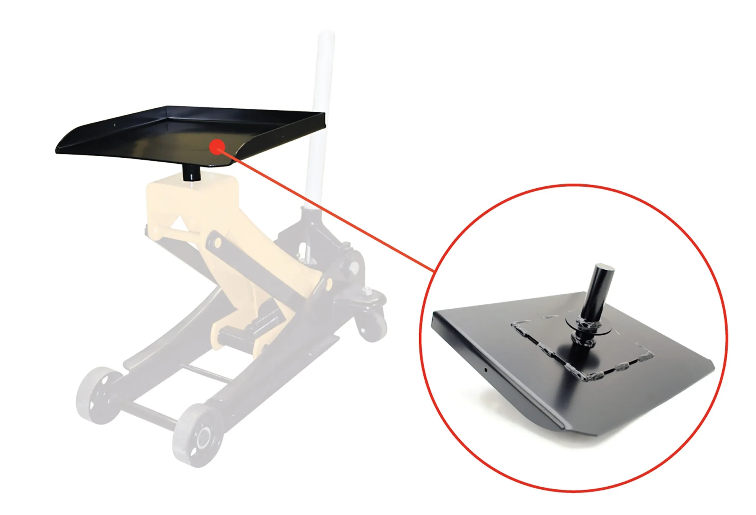 Floor Jack Transmission Adapter .