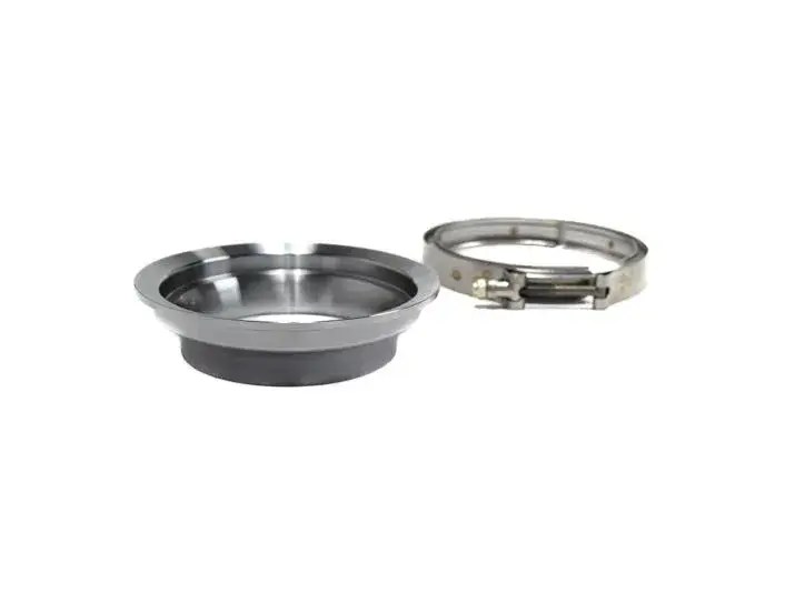 5" to 4" MILD STEEL REDUCER DOWNPIPE FLANGE W/ CLAMP