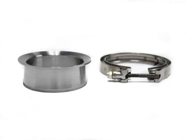 3.5" STAINLESS STEEL DOWNPIPE FLANGE KIT W/ CLAMP