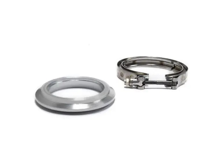 3.5" TO 3" ALUMINUM COMPRESSOR OUTLET FLANGE WITH CLAMP