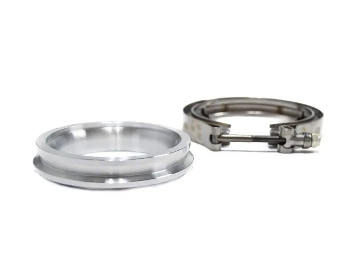 3.5" ALUMINUM COMPRESSOR OUTLET FLANGE W/ CLAMP