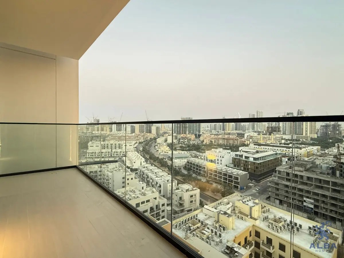Semi-Furnished | Spacious Balcony | Community View - Image 1