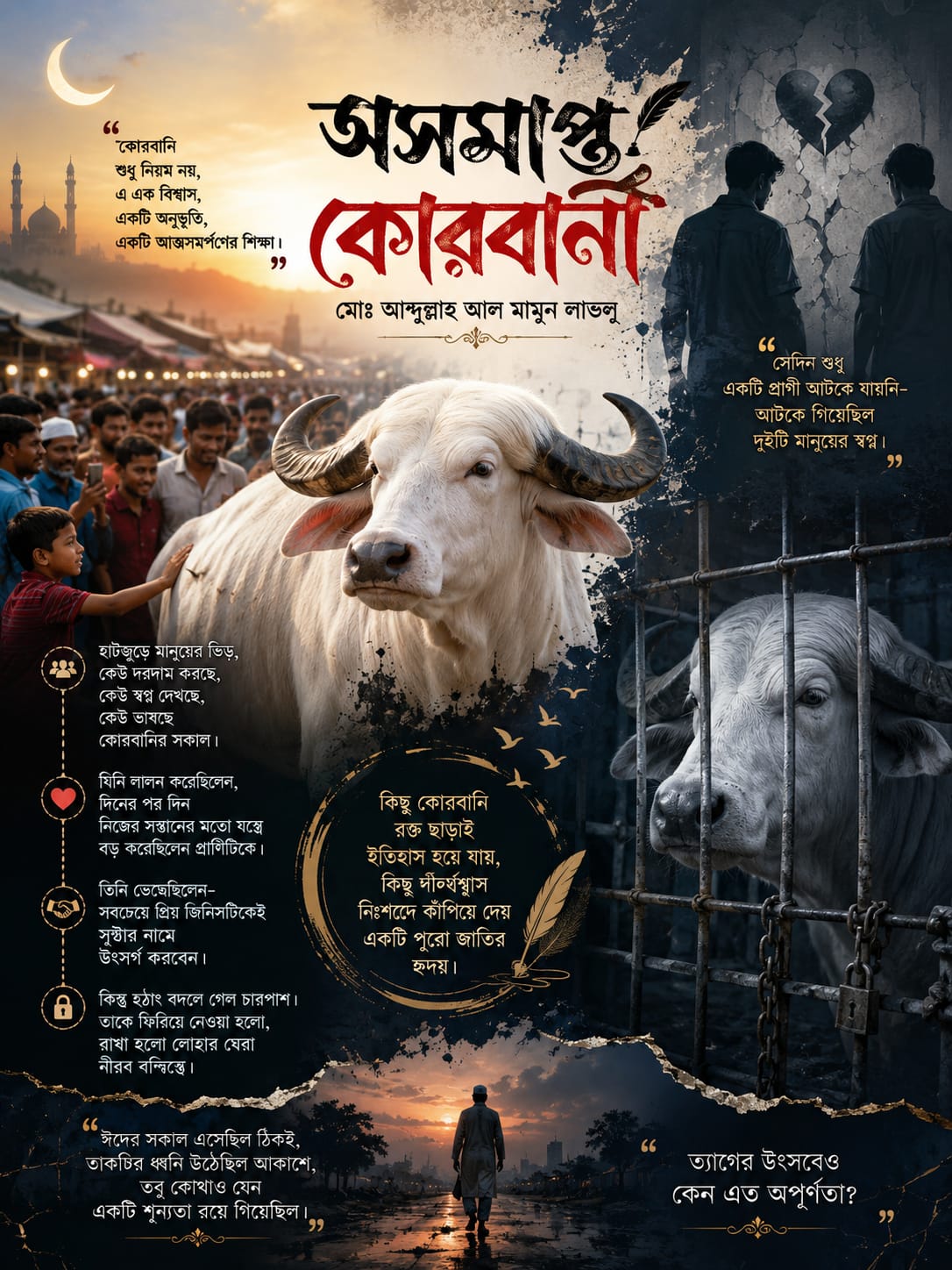 অসমাপ্ত কোরবানী —মোঃ আব্দুল্লাহ আল মামুন লাভলু