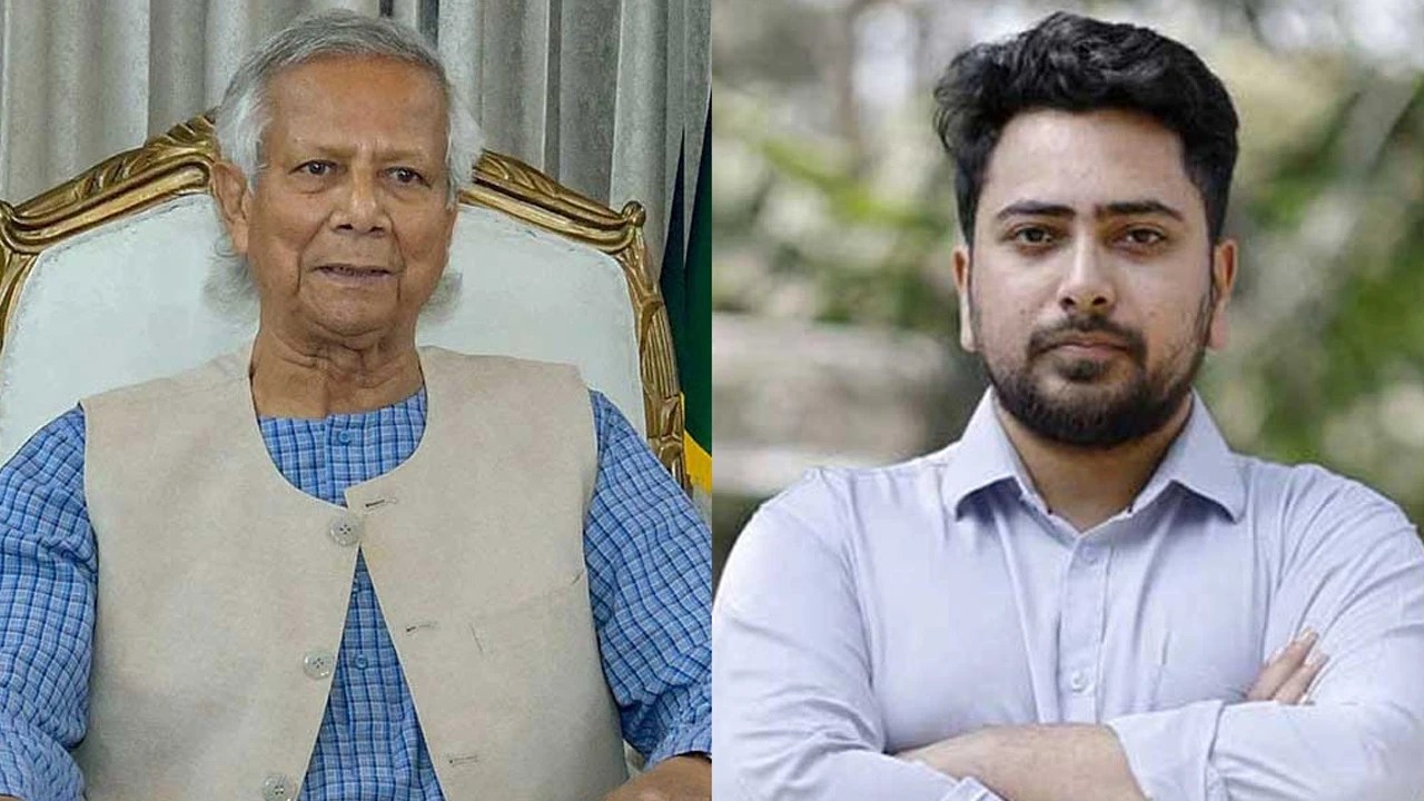 এনসিপির সাফল্যে নাহিদ ইসলামকে প্রধান উপদেষ্টার অভিনন্দন বার্তা