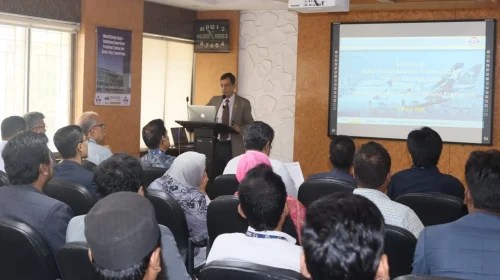 চট্টগ্রাম বিমানবন্দরে আইকাও অডিট প্রস্তুতি পর্যালোচনার জন্য বেবিচক চেয়ারম্যানের পরিদর্শন