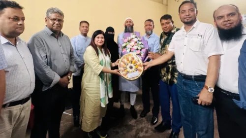 ধর্ম প্রতিমন্ত্রীর সাথে এনডিসি ক্যাপস্টোন ফেলোদের সৌজন্য সাক্ষাৎ