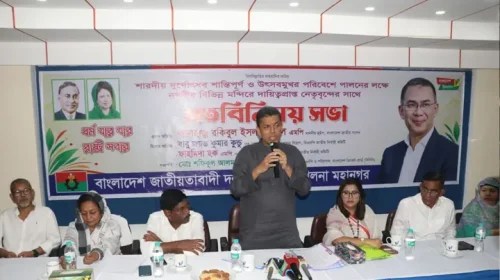 বিশৃঙ্খলাকারীদের ঐক্যবদ্ধভাবে মোকাবিলার হুঁশিয়ারি রকিবুল ইসলাম বকুলের