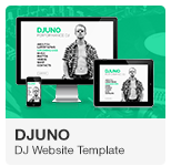 DJuno - DJ Website Adobe Muse Template DJuno - DJ Website Adobe Muse Template