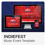 Music Event Adobe Muse Template Music Event Adobe Muse Template