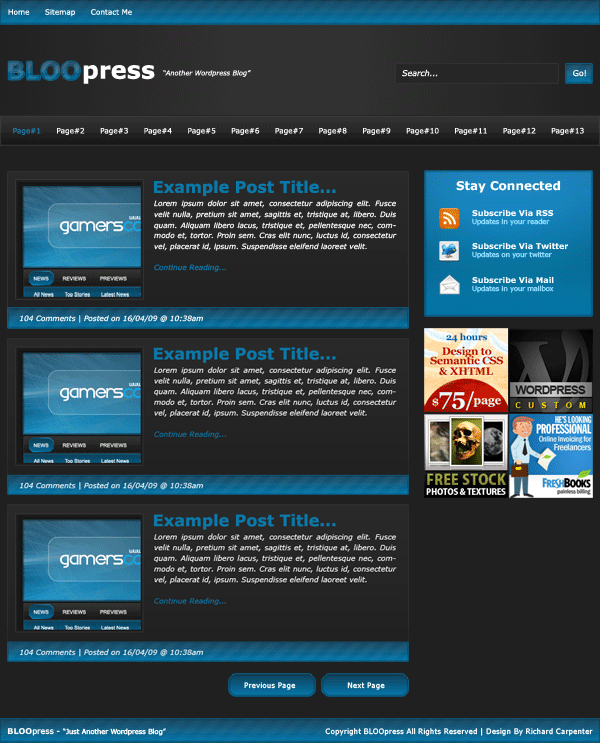 Tutorial Wordpress Eigenes Theme Design Erstellen Wordpress - Modern Landscape Photo - Mobile