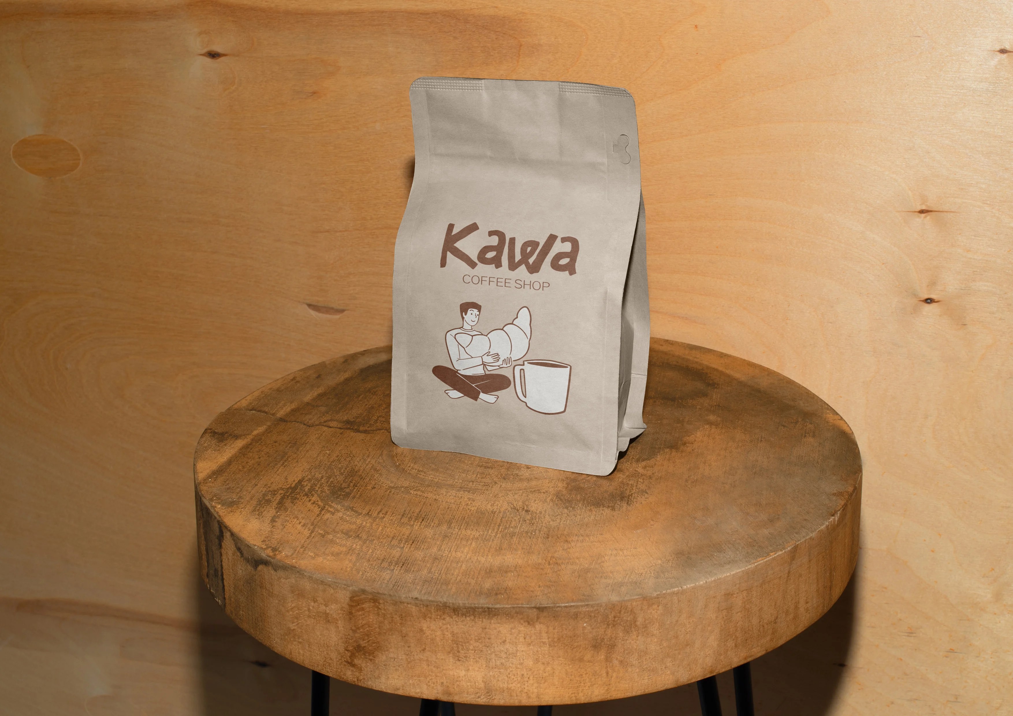 Design Packaging Sachet Café Kawa