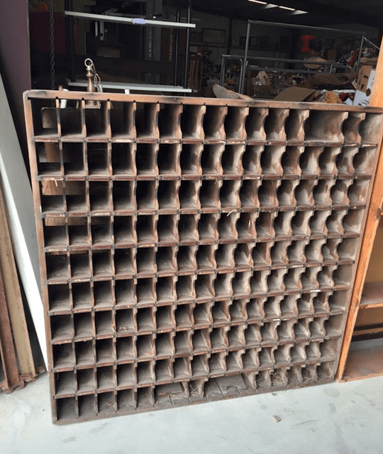 Vintage Mail Sorter Designed Simple