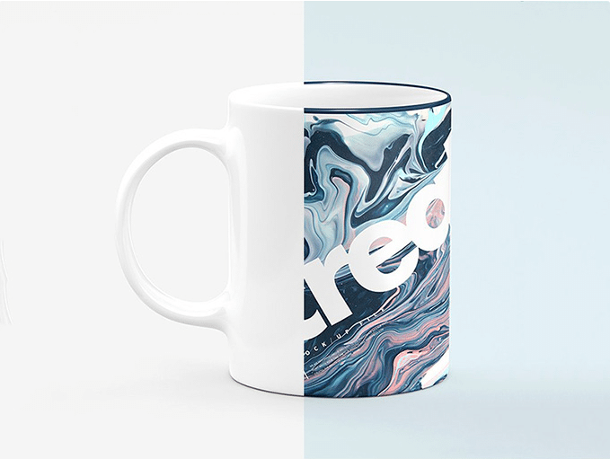 Sublimation Coffee Mug PSD Mockup Download for Free