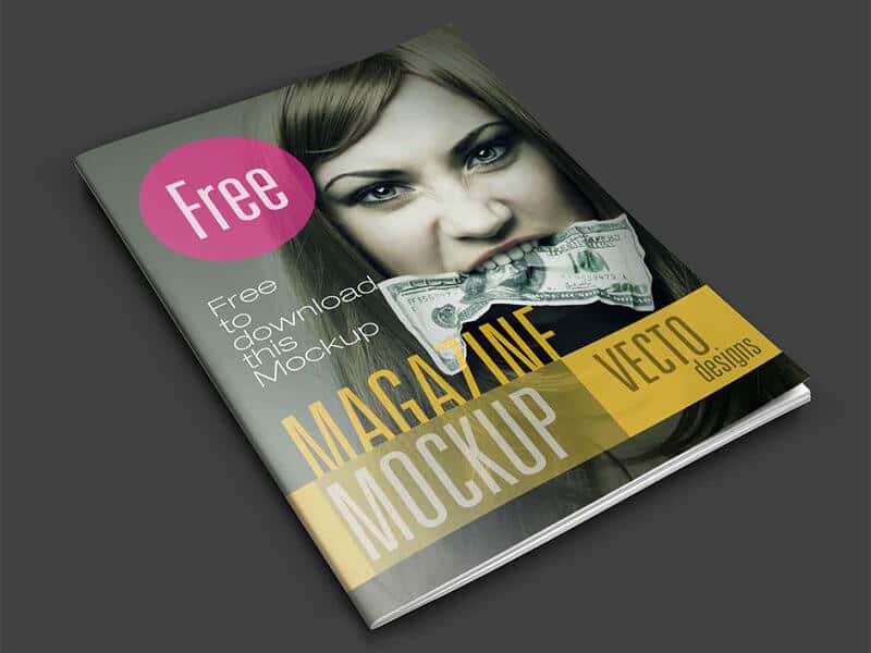 This mockup help you to showcase magazine cover designs for presentation. Magazine Psd Mockup Template Download For Free Designhooks
