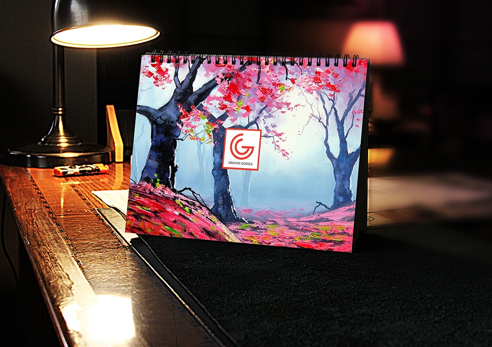 Table Calendar PSD Mockup Download for Free DesignHooks