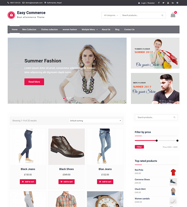 86 likes · 3 talking about this. Easy Commerce - Ecommerce Website WordPress Theme - DesignHooks