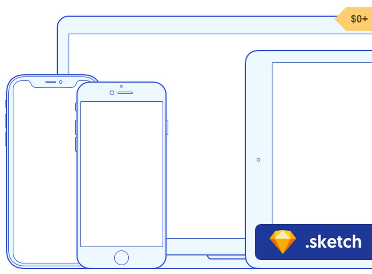 Iphone, ipad, macbook, imac, android, apple watch mockups in simple clay material . Free Mobile Device Mockups For Presentations Designmodo