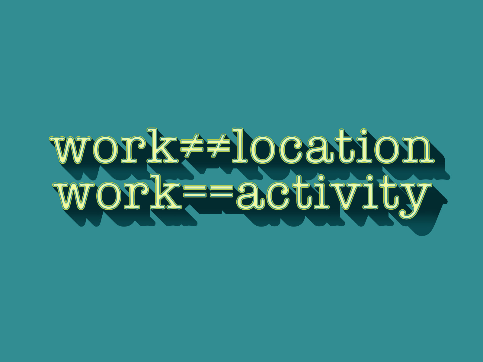 The Future of Work