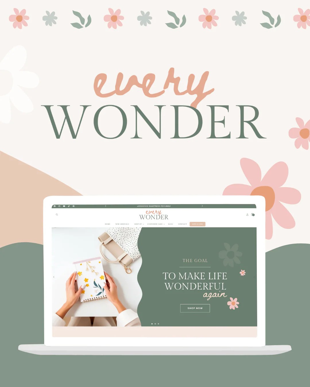 Pixie Path In Awesome Wonder - Minimal Pattern Collection - Mobile Quality