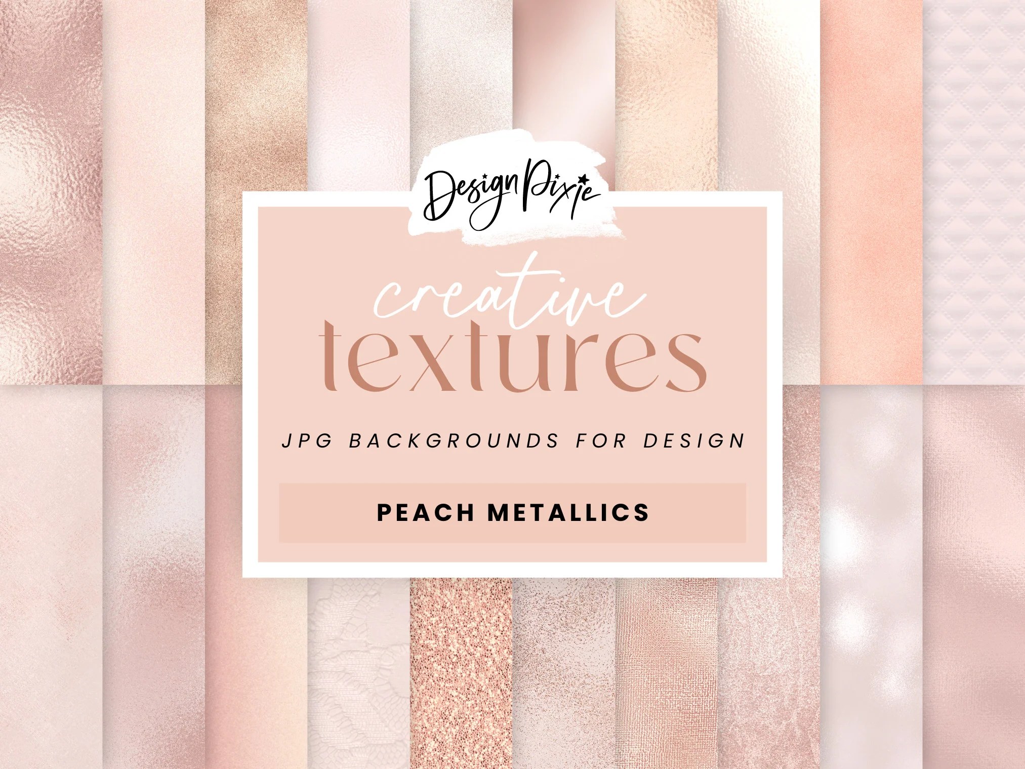 Peach Mixed Backgrounds Digital Papers - Gorgeous Geometric Photo - High Resolution