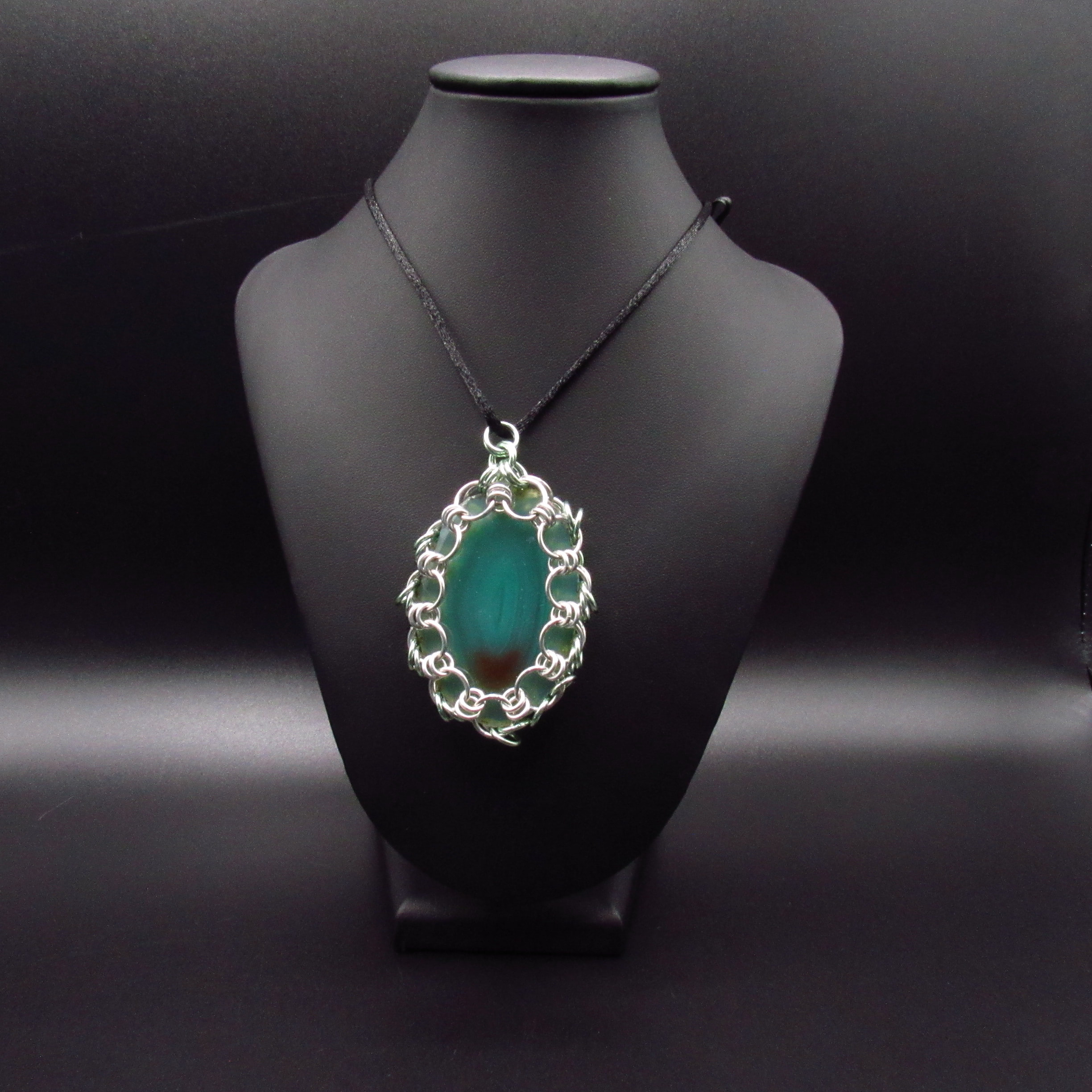 [Item #1176] Stone Wrap greenish stone