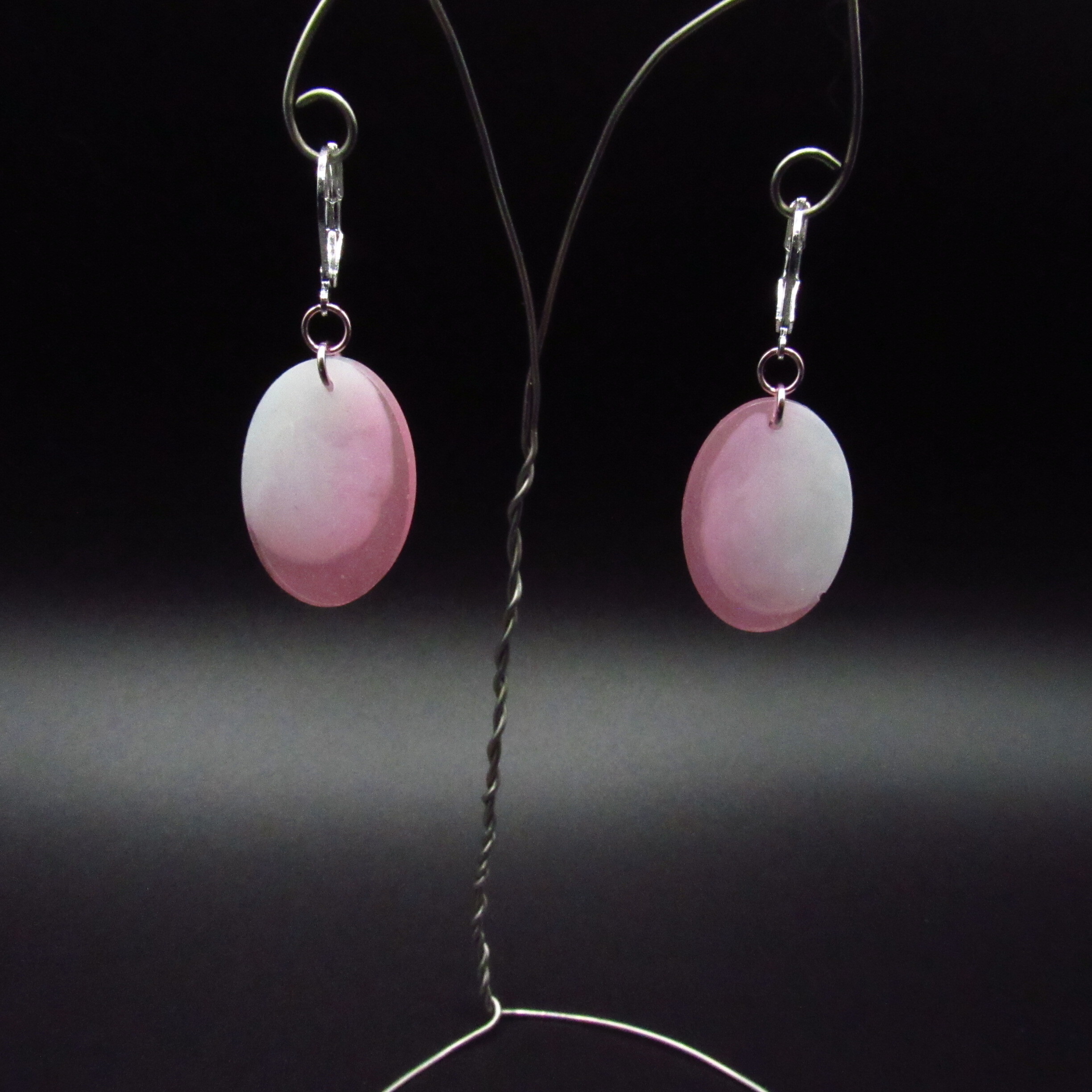 1055 Pink/White Ovals