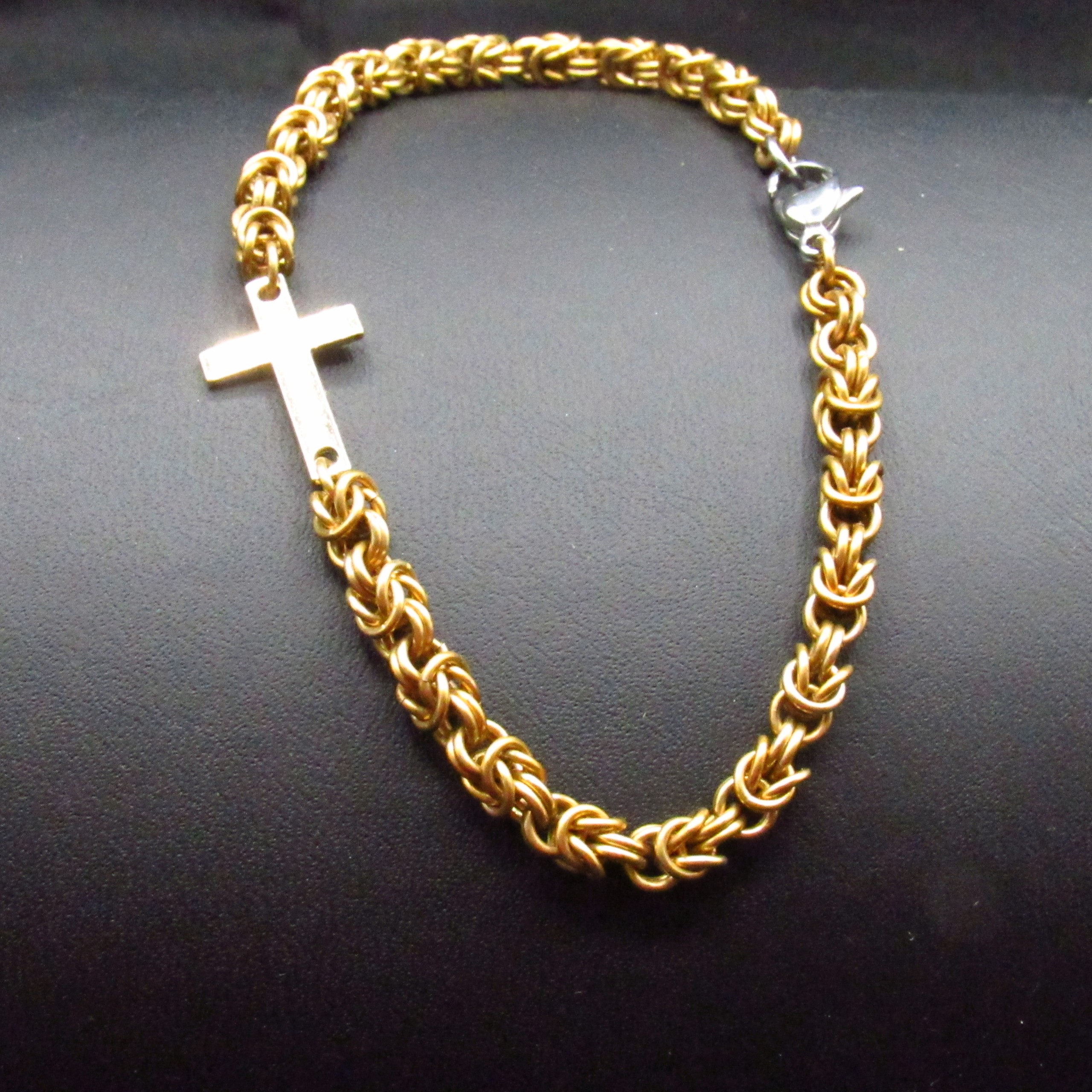 2370 Half Byzantine Cross Brass
