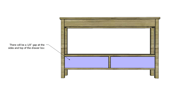 Plans to Build a Beautiful Console Table with a Unique Feature