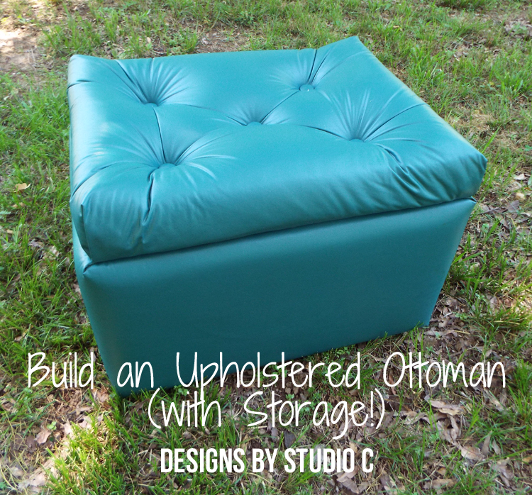 An Easy to Build Upholstered Ottoman