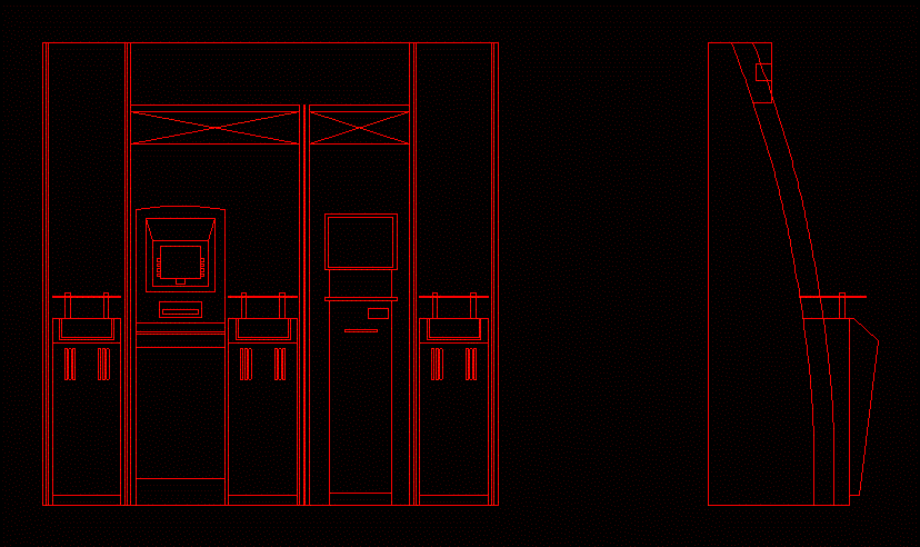 Start with placing brackets into the wall. Atm DWG Elevation for AutoCAD â¢ Designs CAD