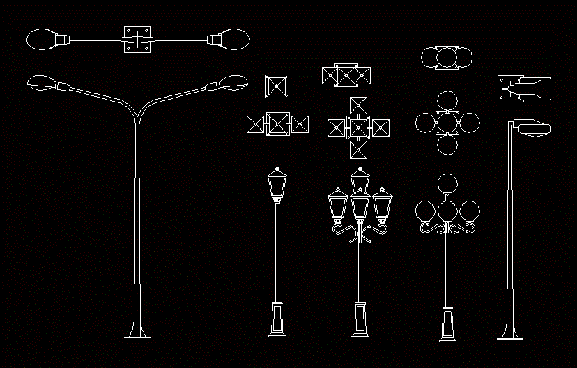 It has armrest and rolling arrangement. Lanterns DWG Plan for AutoCAD â¢ Designs CAD