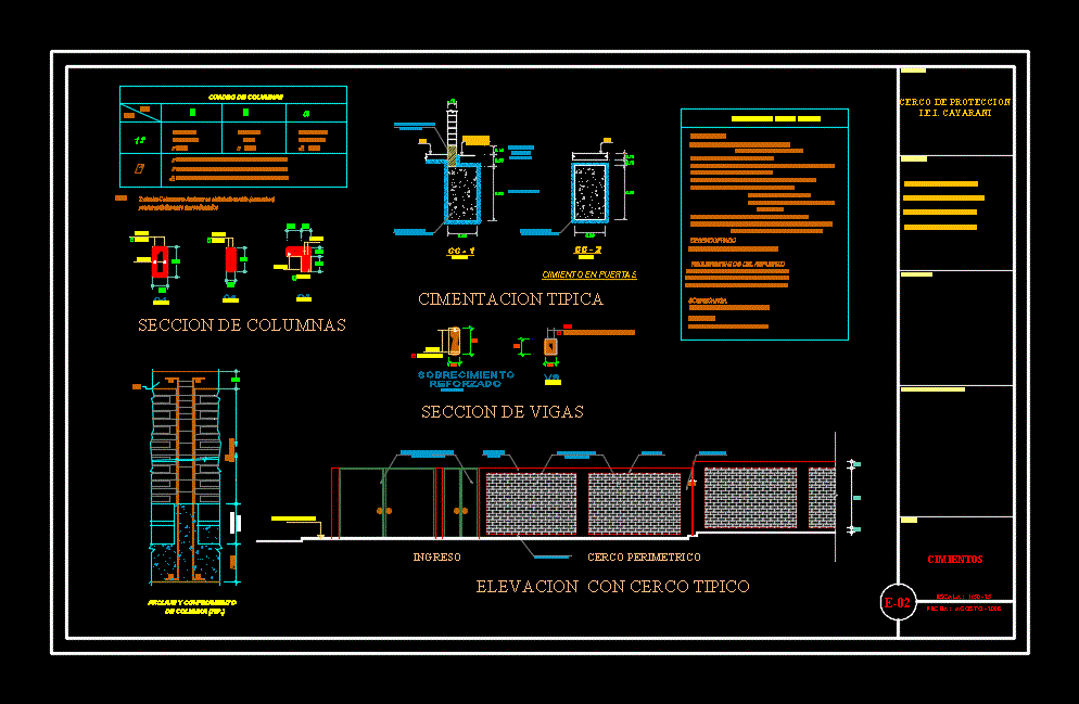 Woodsmith lateral file cabinet plans. Perimeter Fences Masonry Bricks DWG Detail for AutoCAD